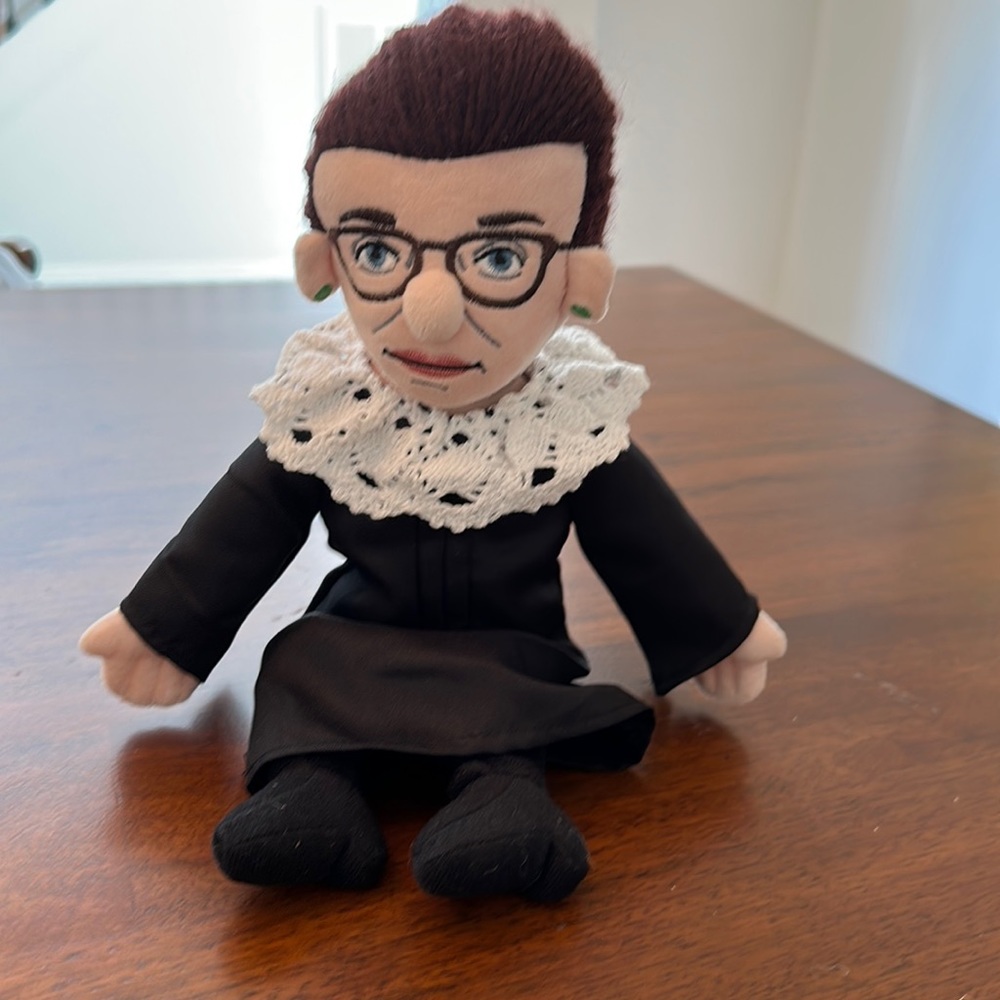 RUTH BADER GINSBURG DOLL SUPREME COURT JUSTICE LITTLE THINKERS PHILOSOPHERS